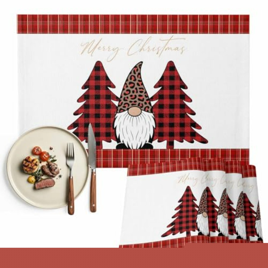 Family Tree Print - Set of 4 Winter Christmas Tree