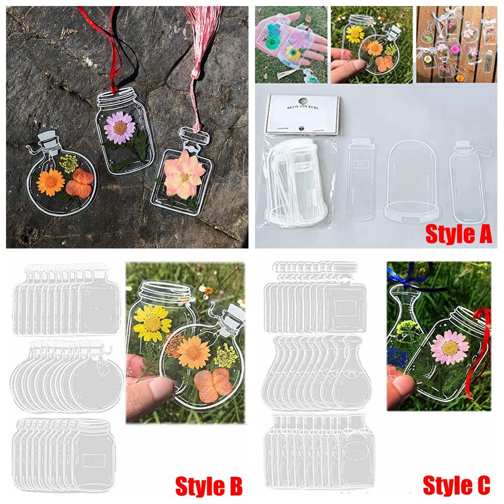 30Pcs DIY Transparent Dried Fl - Dried Flower Bookmark 리뷰 및 가격