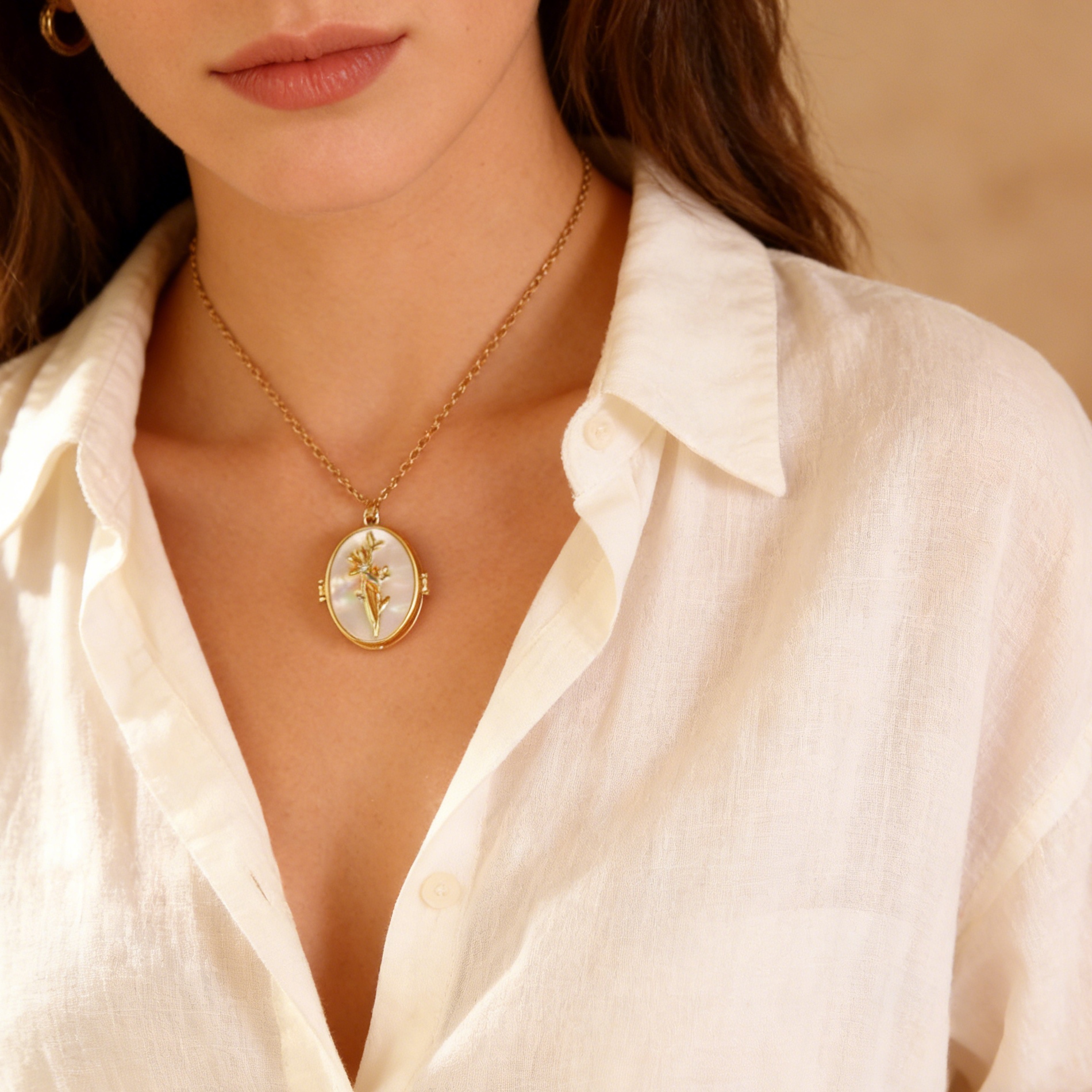 Diamon Birth Flower Custom Col - Birth Flower Necklace 리뷰 및 가격