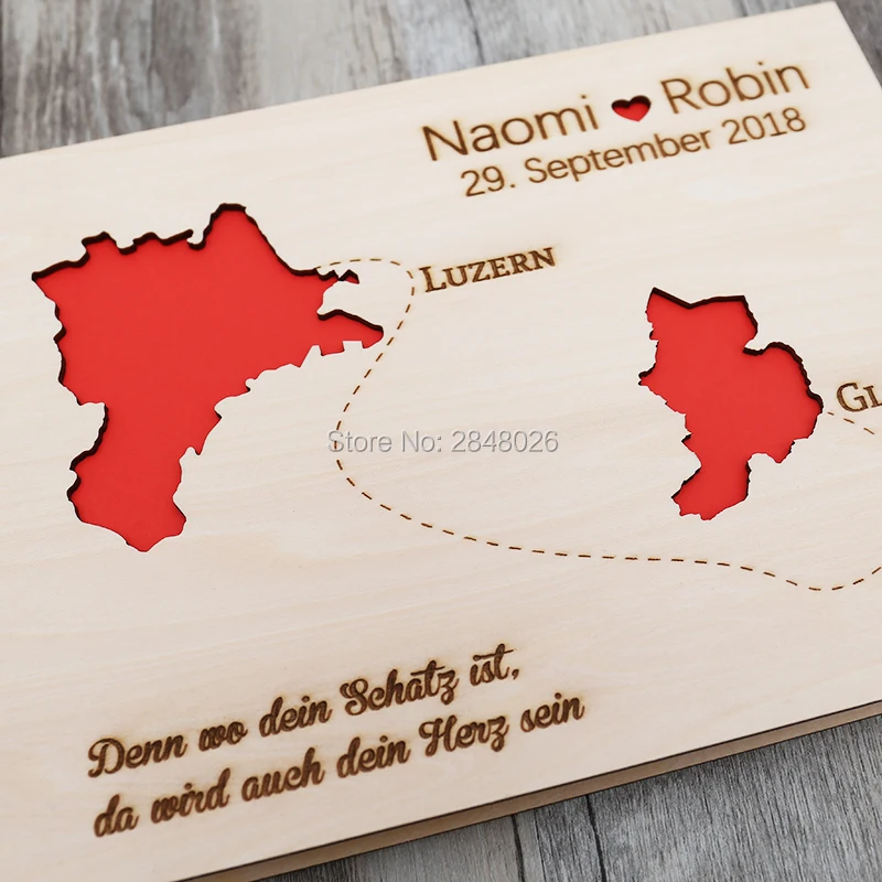 Rustic personalized wedding gu - Custom Photo Book 리뷰 및 가격