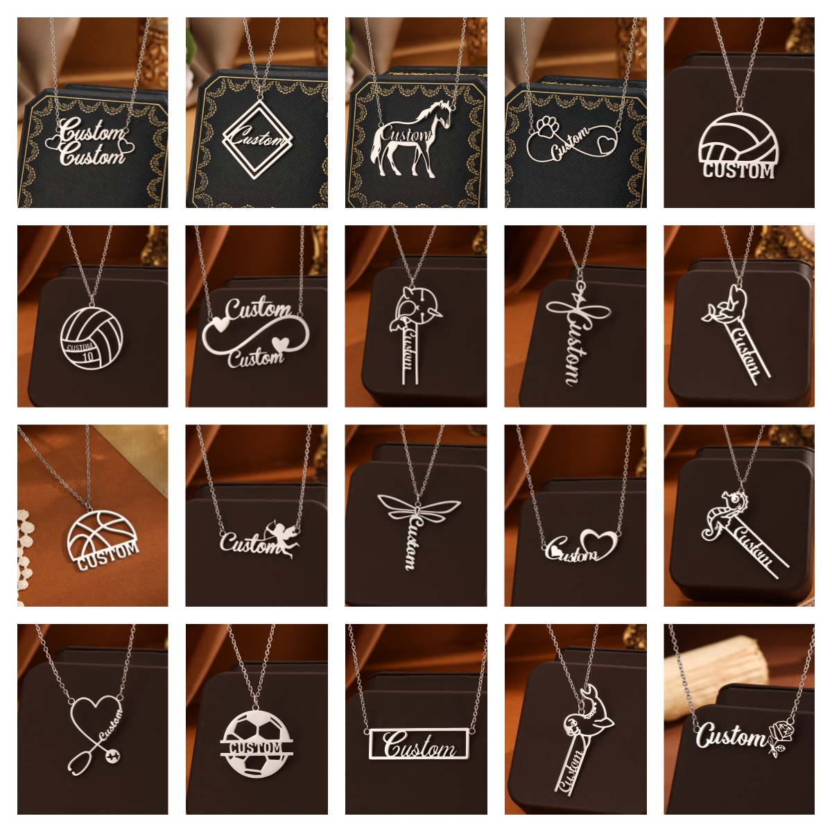 1pc Stainless Steel Customized - Name Necklace Custom 리뷰 및 가격