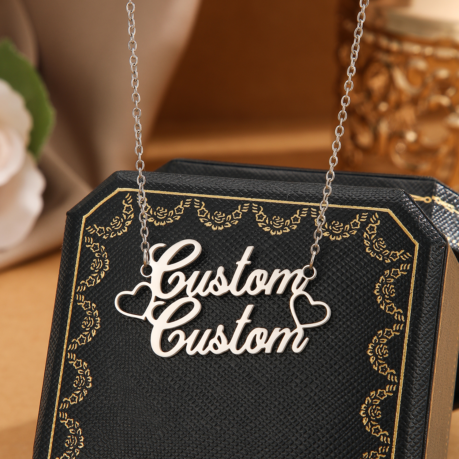 1pc Stainless Steel Customized - Name Necklace Custom 리뷰 및 가격