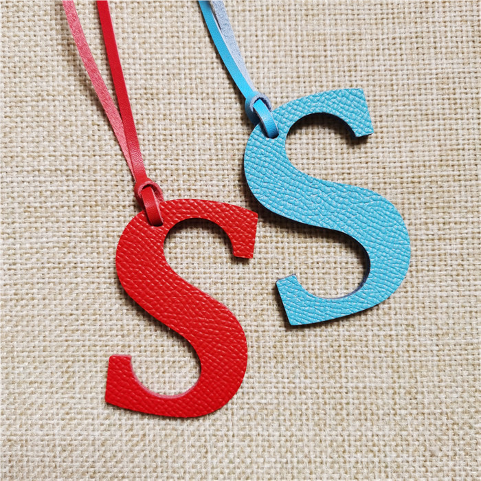 English Letter O P Q R S T Alp - Monogram Keychain Leather 리뷰 및 가격