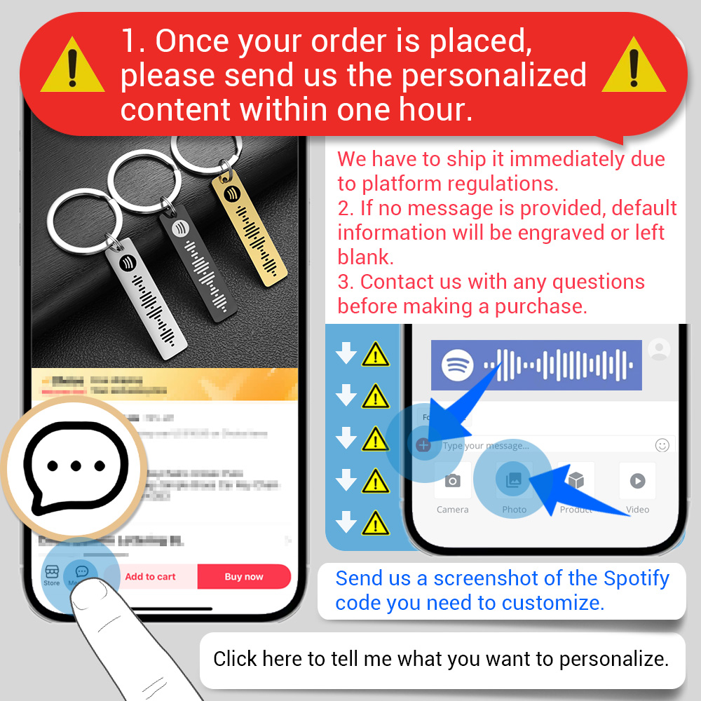 Personalized Spotify Code Keyc - Initial Ring Custom 리뷰 및 가격