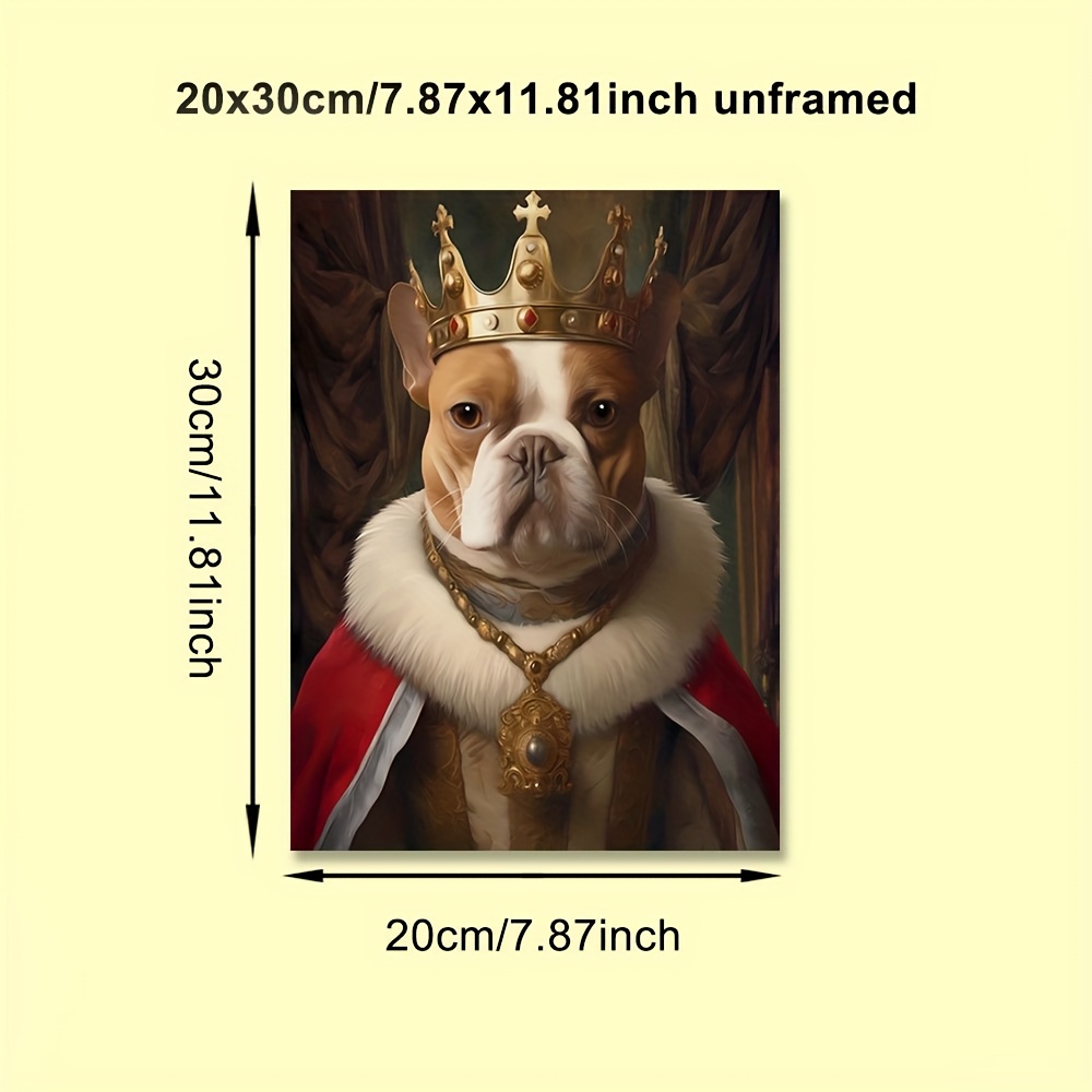 1PC Custom King Queen Dog Cat  - Pet Portrait Custom 리뷰 및 가격