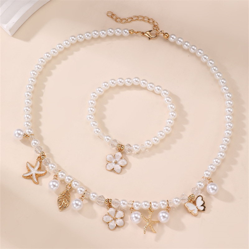 2pcs/set Ocean & Garden Faux P - Coordinates Bracelet 리뷰 및 가격
