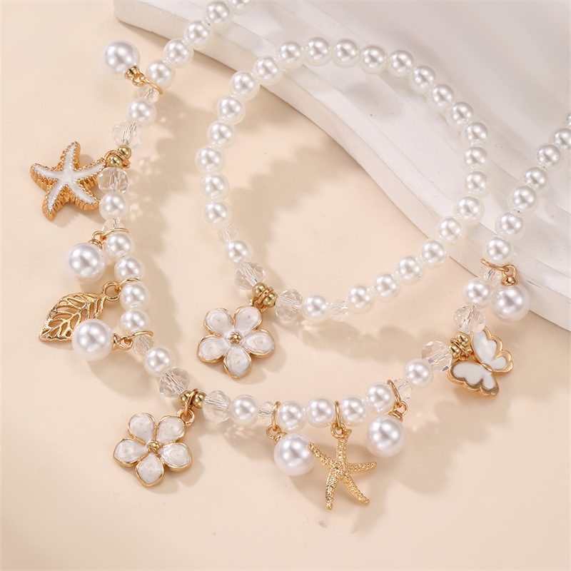 2pcs/set Ocean & Garden Faux P - Coordinates Bracelet 리뷰 및 가격