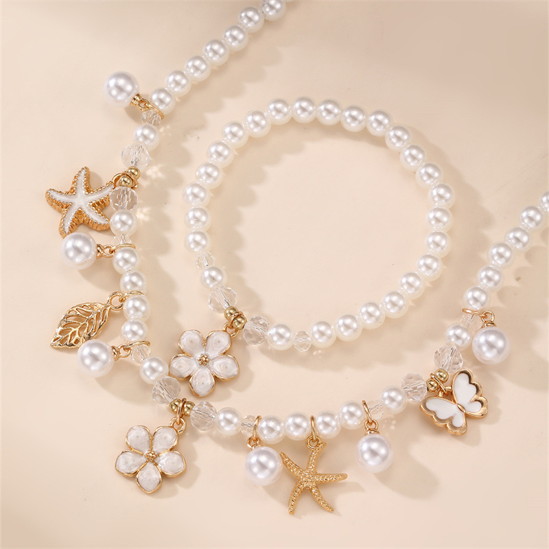 2pcs/set Ocean & Garden Faux P - Coordinates Bracelet 리뷰 및 가격
