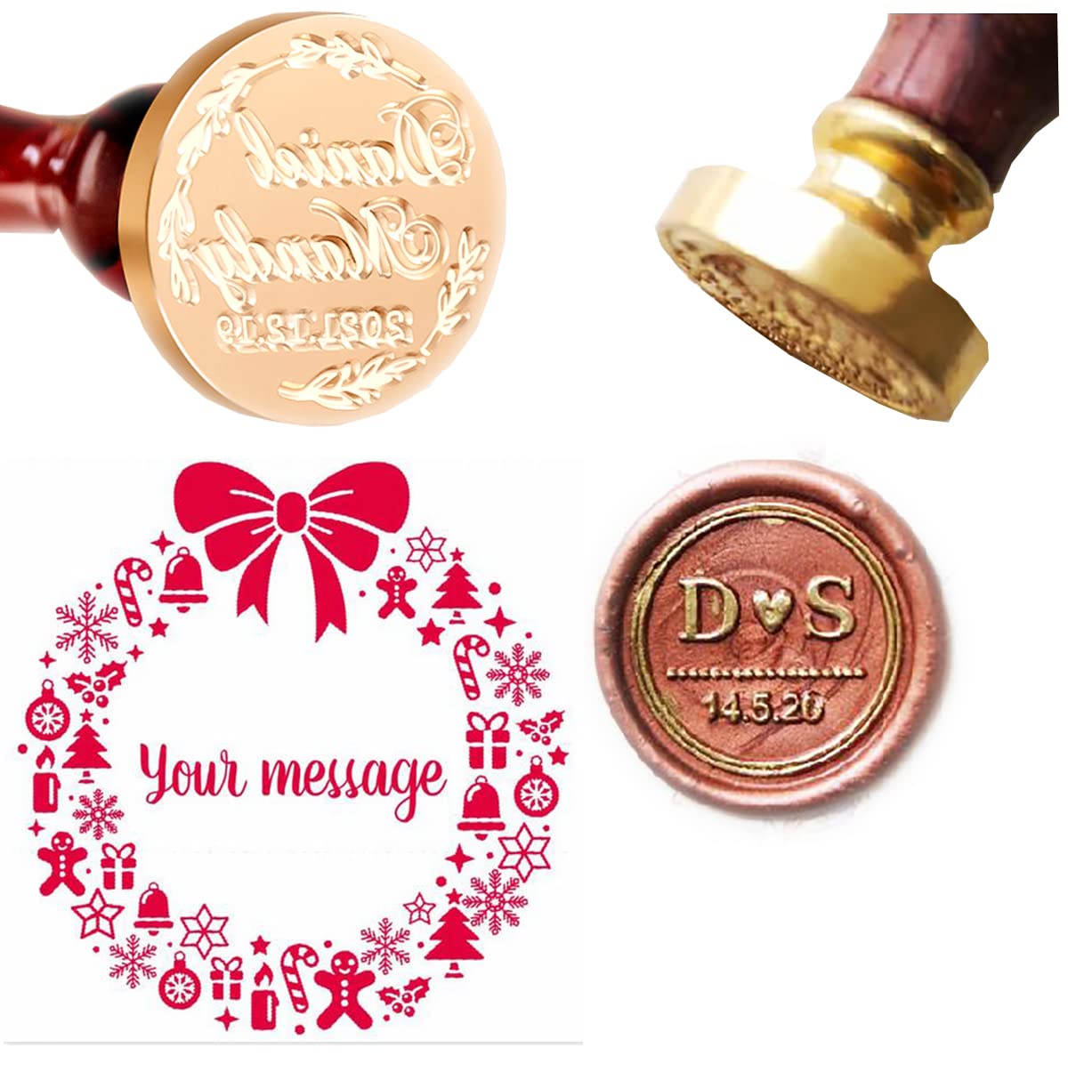 Custom Letter Wax Seal Stamp K - Wax Seal Letter Kit 리뷰 및 가격