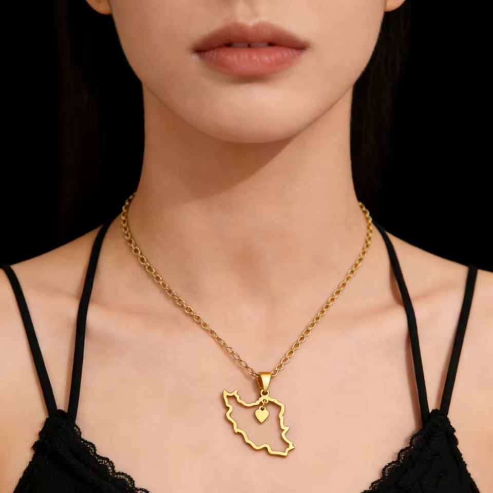 Lucktune Iran Map Pendant Neck - Custom Star Map 리뷰 및 가격