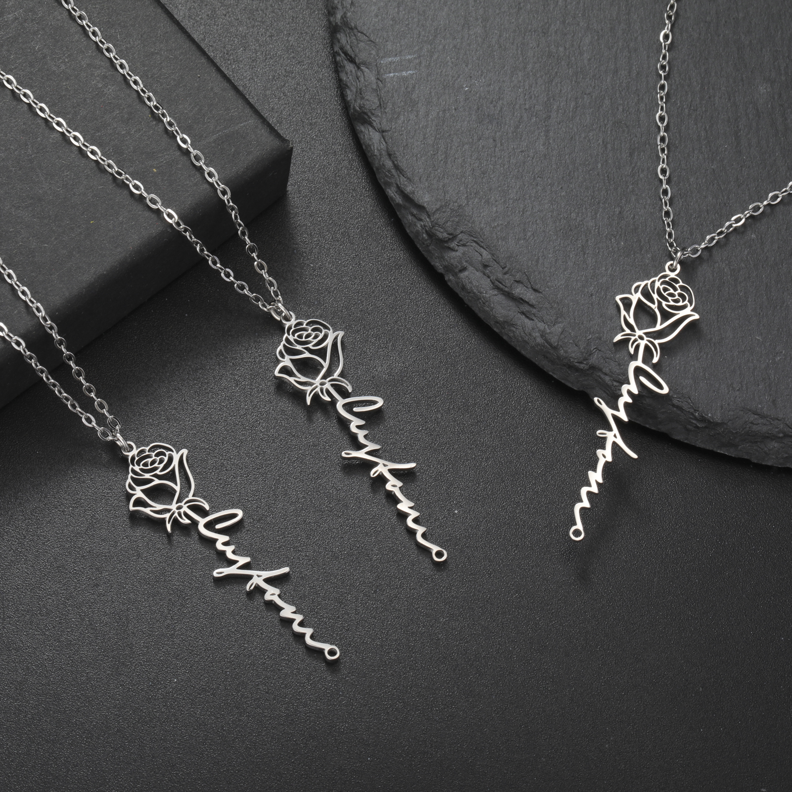 Sipuris Personalized Custom Na - Birth Flower Necklace 리뷰 및 가격