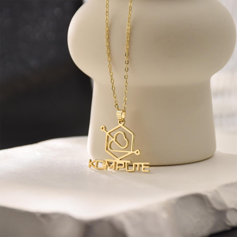 Custom Company Logo Necklace P - Name Necklace Custom 리뷰 및 가격