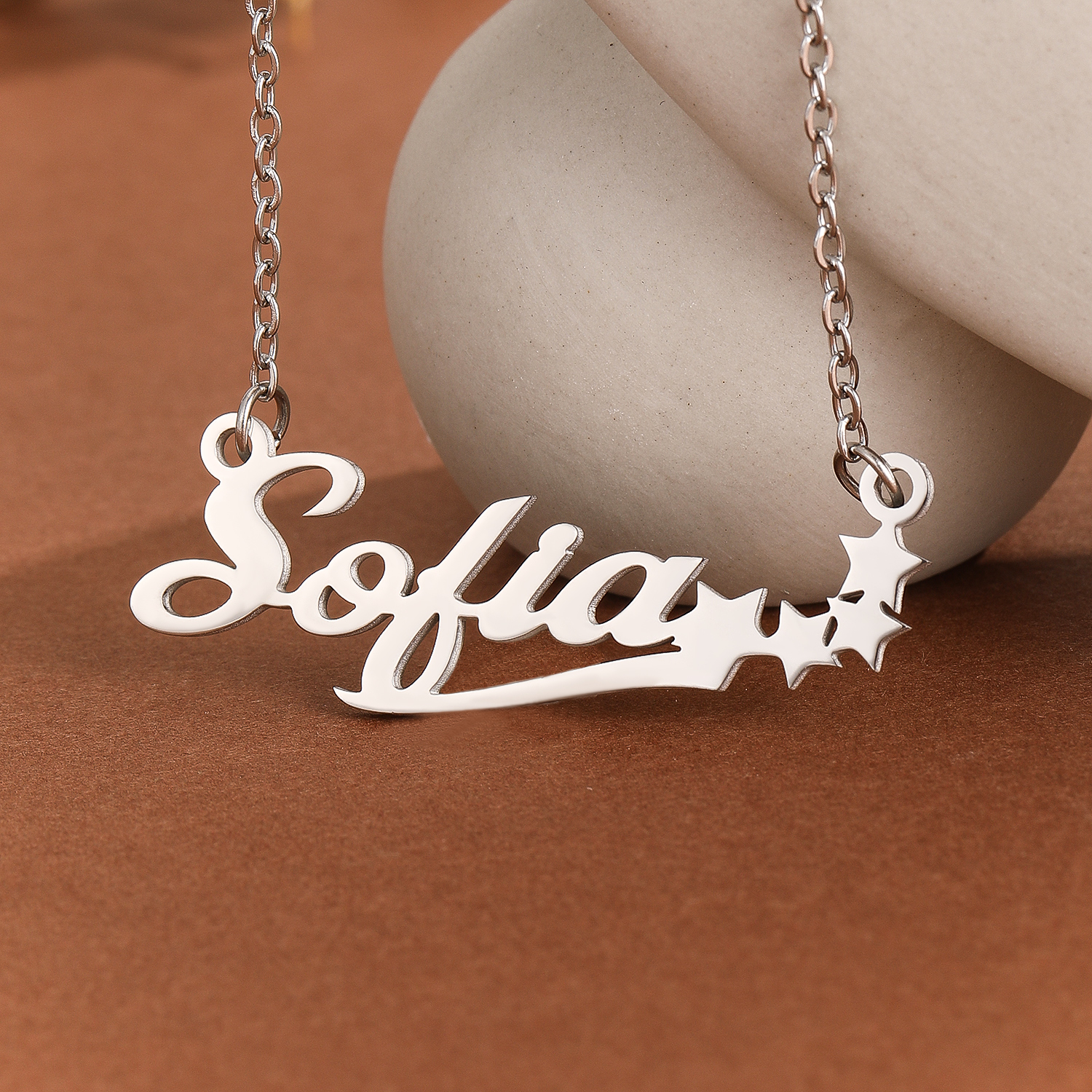 Stainless Steel Star Letter Pe - Name Necklace Custom 리뷰 및 가격