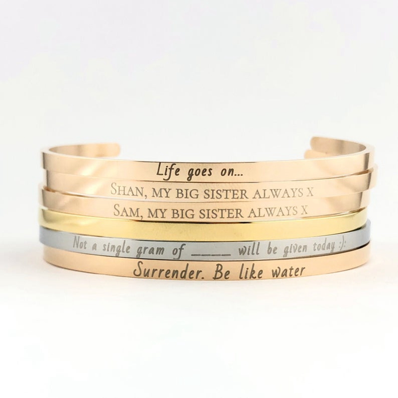 Custom Personalized 4mm Width  - Coordinates Bracelet 리뷰 및 가격
