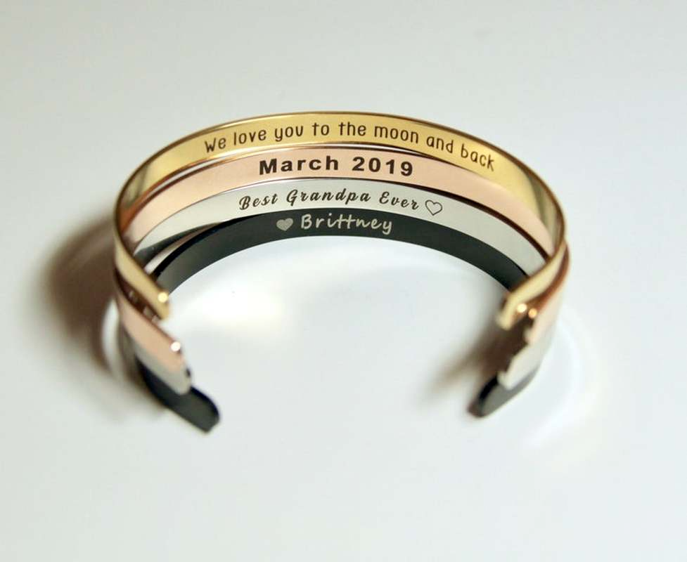 Custom Personalized 4mm Width  - Coordinates Bracelet 리뷰 및 가격