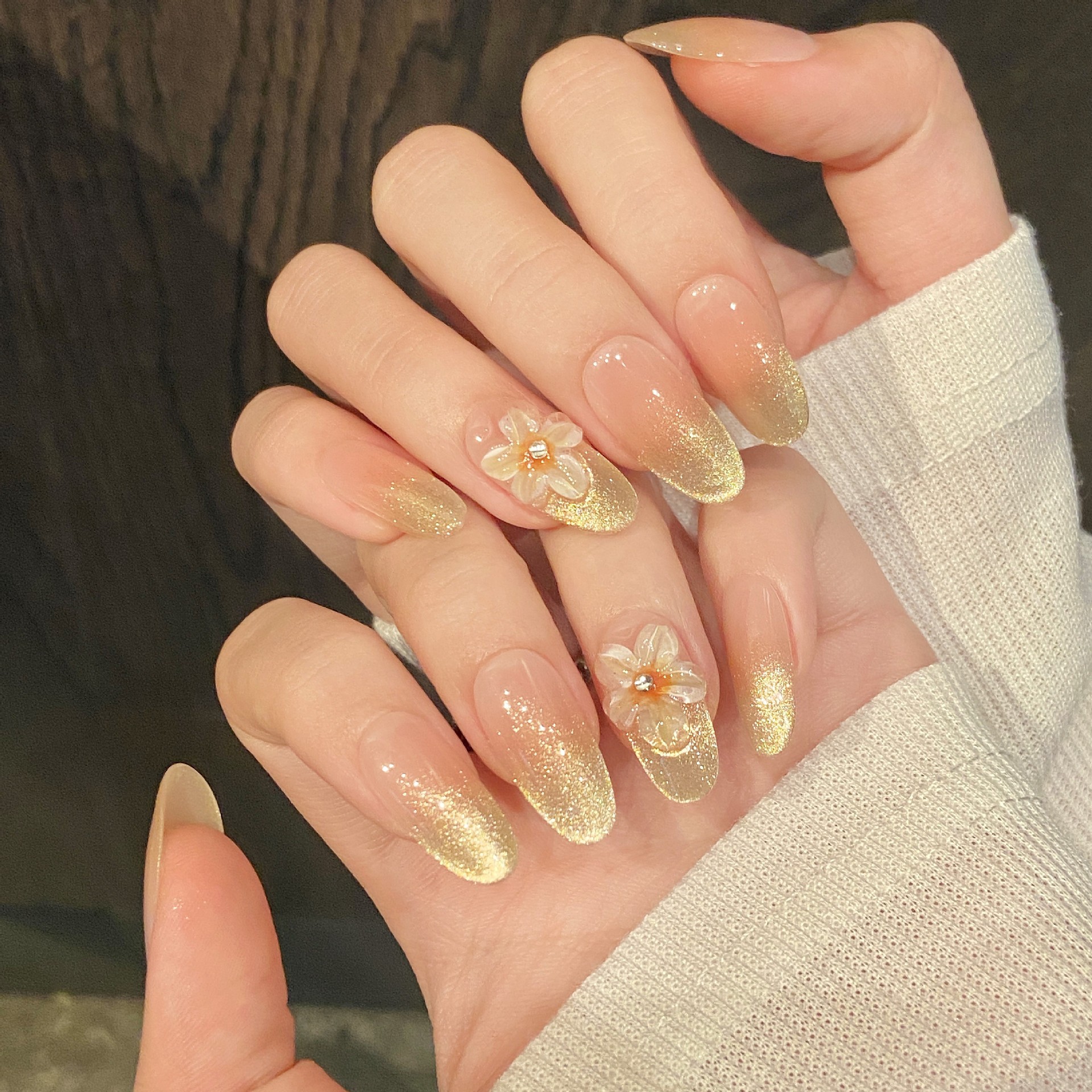10pcs Handmade Press on Nails  - Pressed Flower Art 리뷰 및 가격