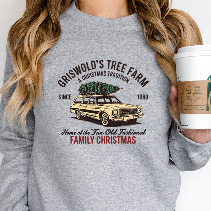 Family Christmas Tree Farm Gra - Family Tree Print 리뷰 및 가격