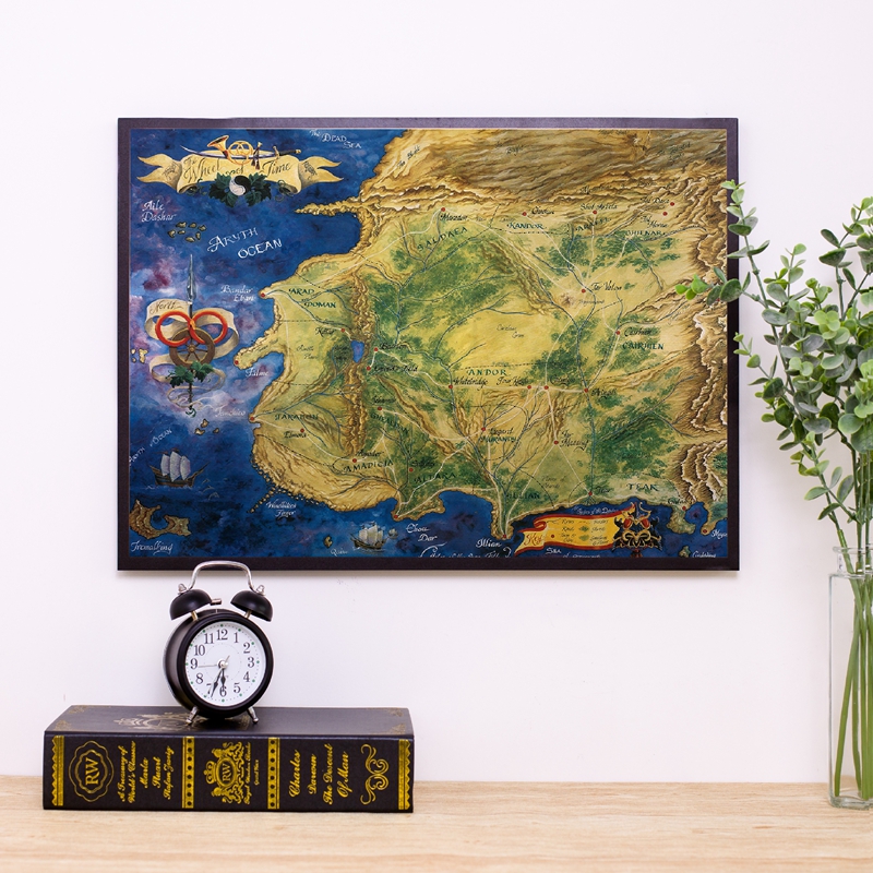 The Wheel of Time Map Poster P - Custom Star Map 리뷰 및 가격
