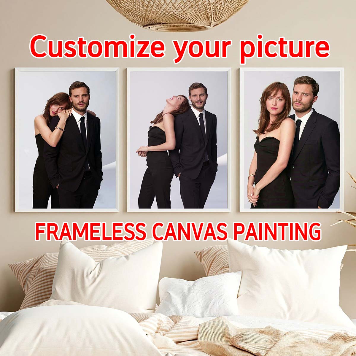 Custom Print Canvas Painting F - Pet Portrait Custom 리뷰 및 가격