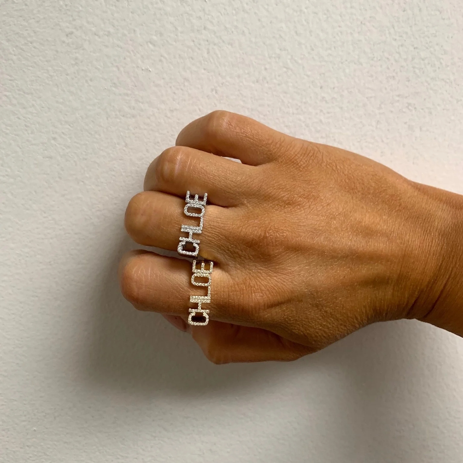 3D Name Ring Custom Diamond Na - Initial Ring Custom 리뷰 및 가격