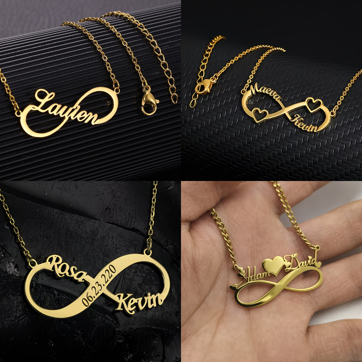 Custom Name Infinity Necklaces - Name Necklace Custom 리뷰 및 가격