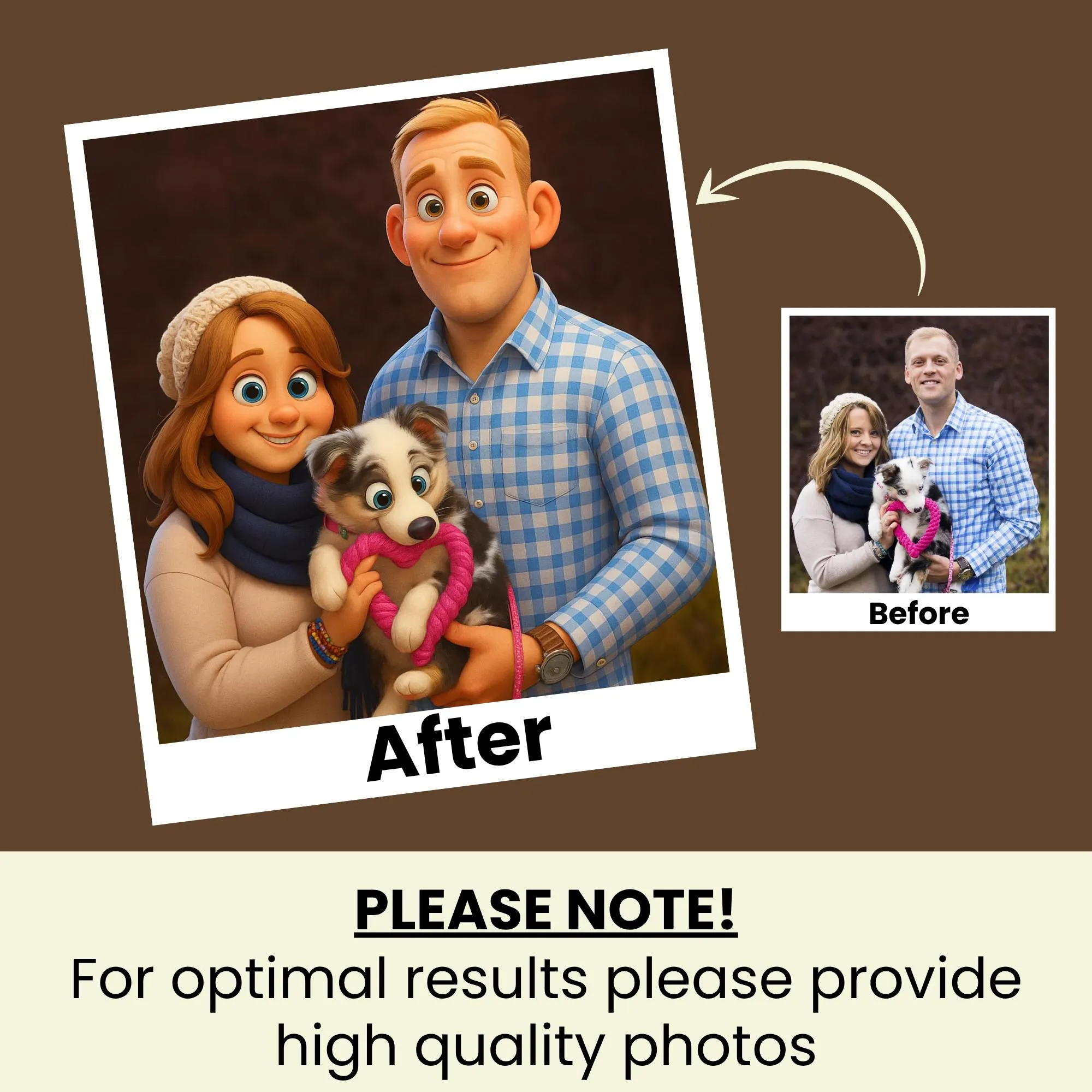 Custom Animated Character Fami - Pet Portrait Custom 리뷰 및 가격