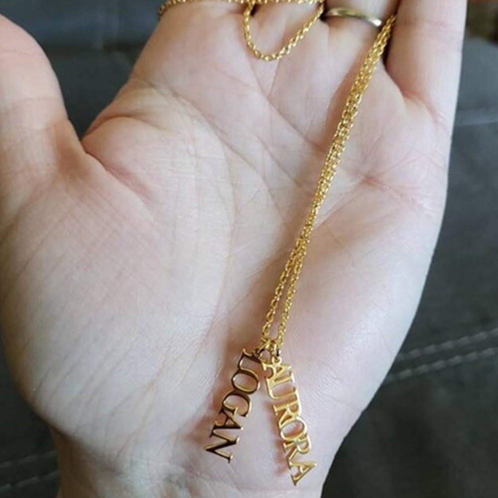 Custom Multiple Name Necklace  - Birth Flower Necklace 리뷰 및 가격