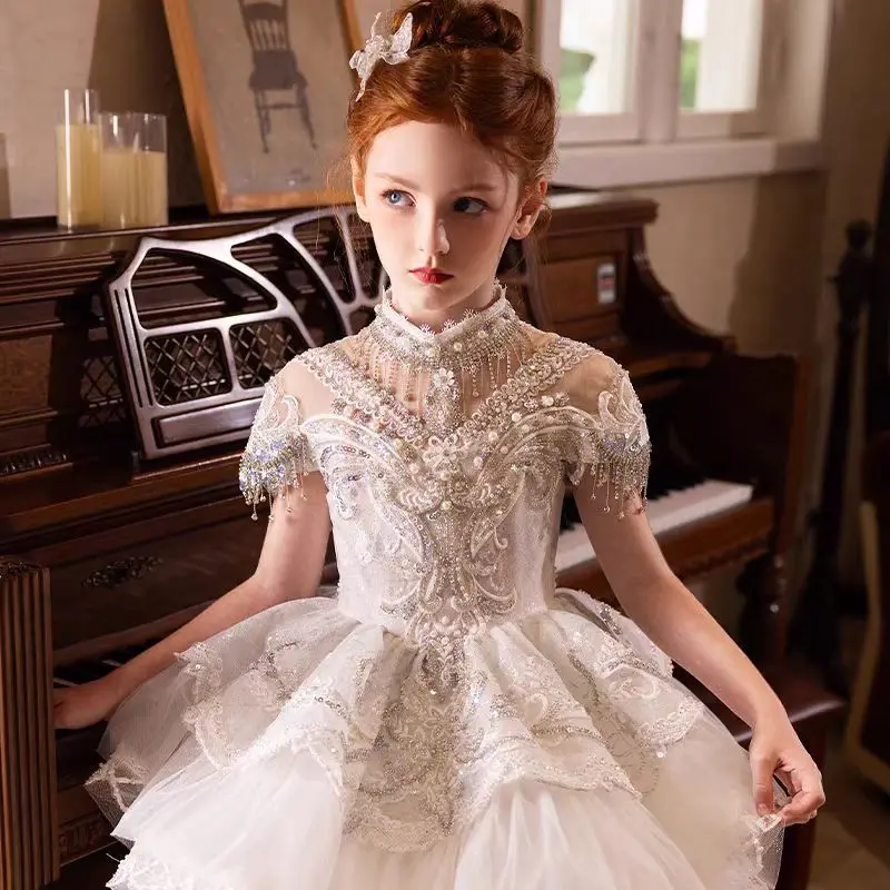 Custom Flower Girl Dress Weddi - Birth Flower Necklace 리뷰 및 가격