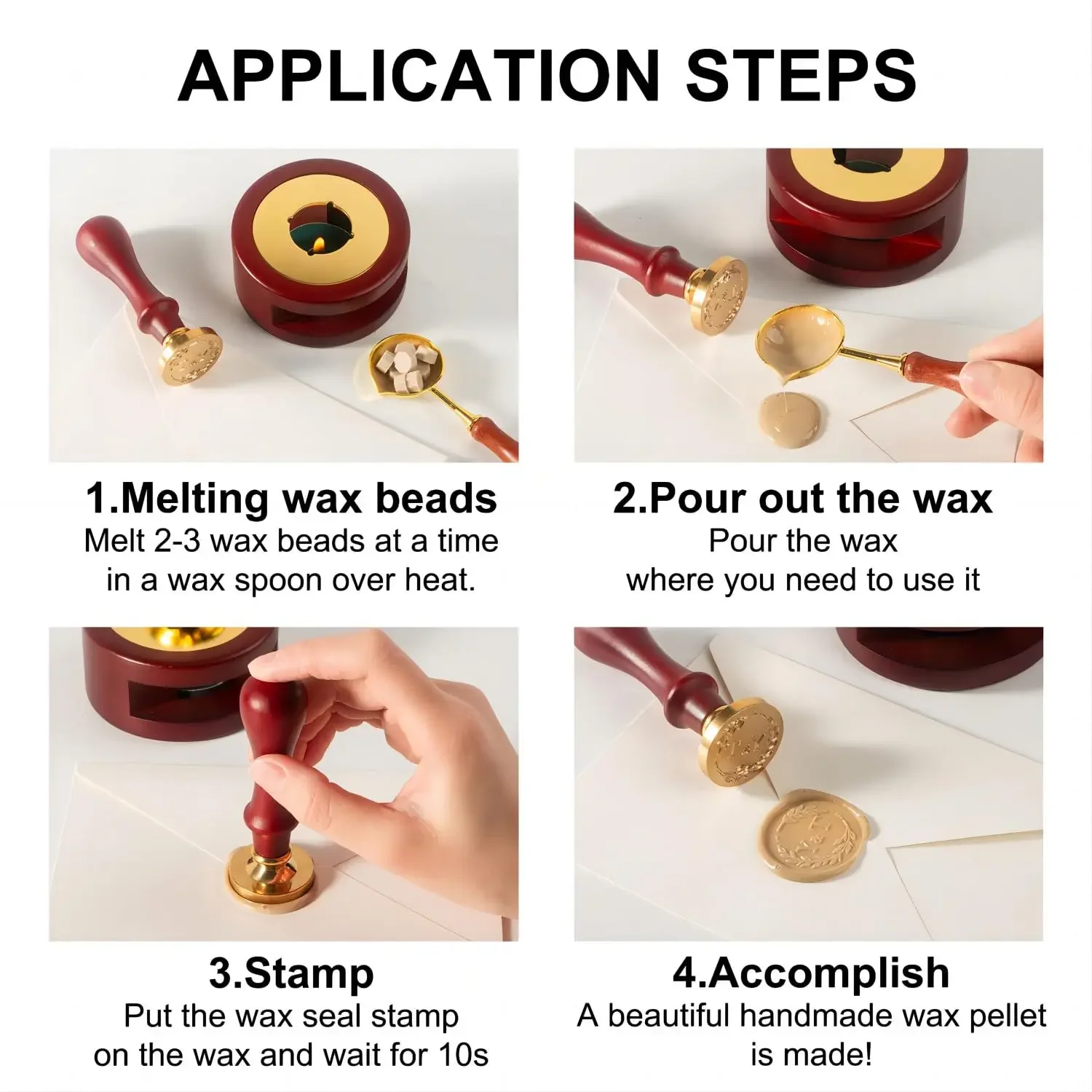 Custom Wax Seal Stamp Kit Doub - Wax Seal Letter Kit 리뷰 및 가격