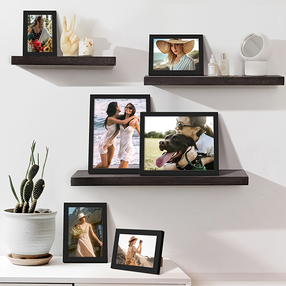 5-Piece Set A4 Black Wooden Ph - Engraved Wood Frame 리뷰 및 가격