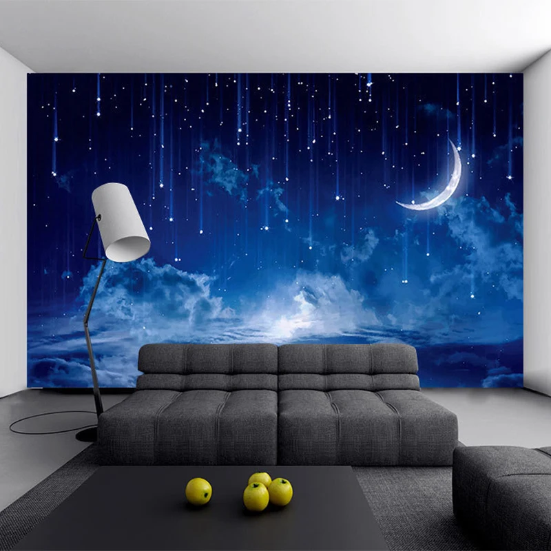 Mural Wallpaper Custom Blue Ni - Custom Night Sky 리뷰 및 가격