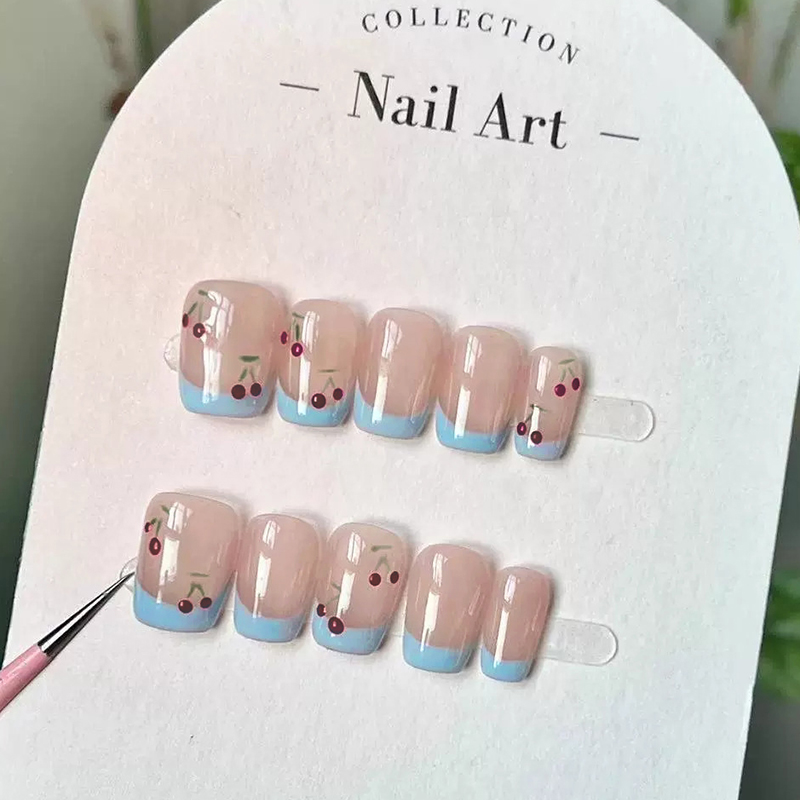 Handmade Press on Nails Summer - Pressed Flower Art 리뷰 및 가격