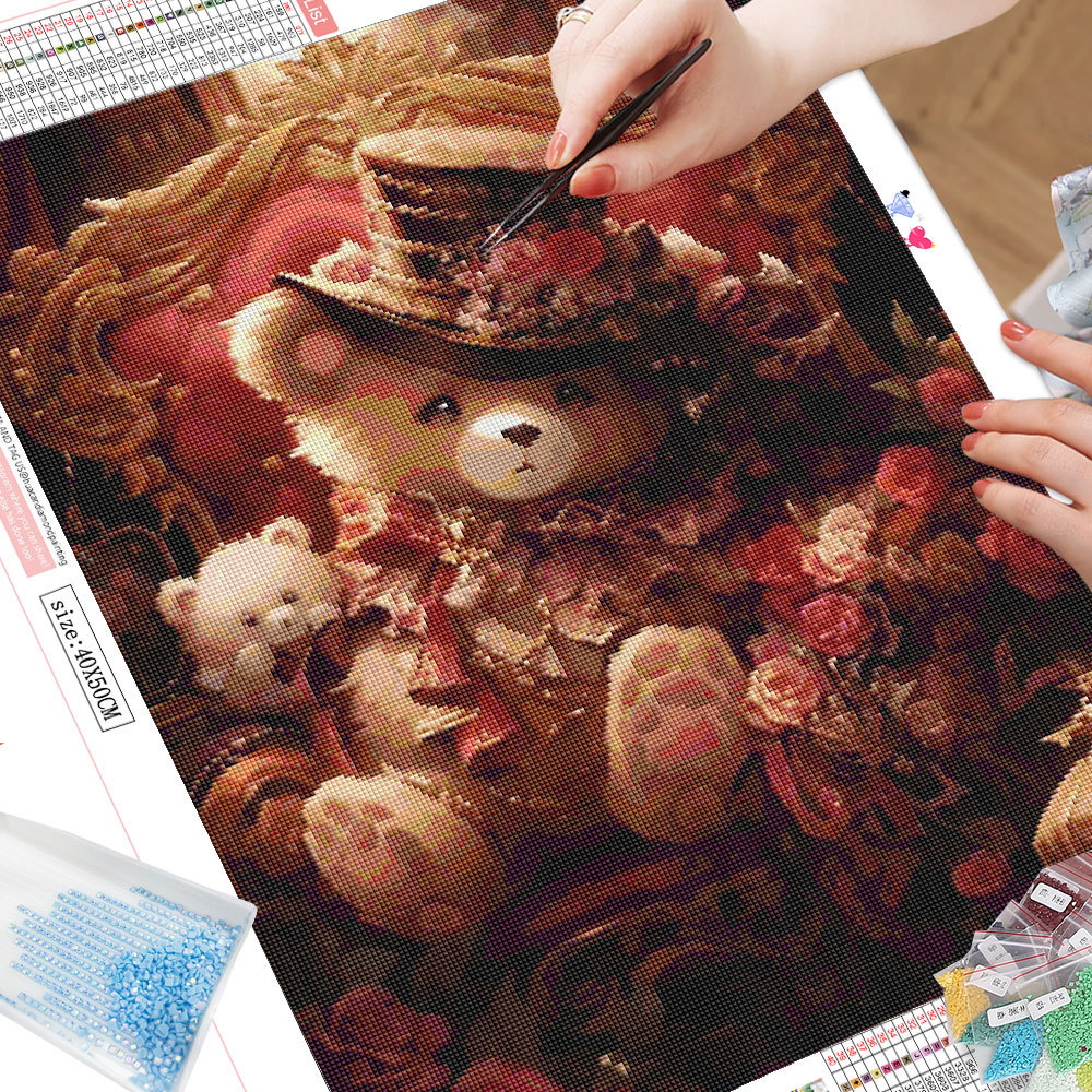 Frameless, Cartoon Diamond Pai - Photo Mosaic Print 리뷰 및 가격