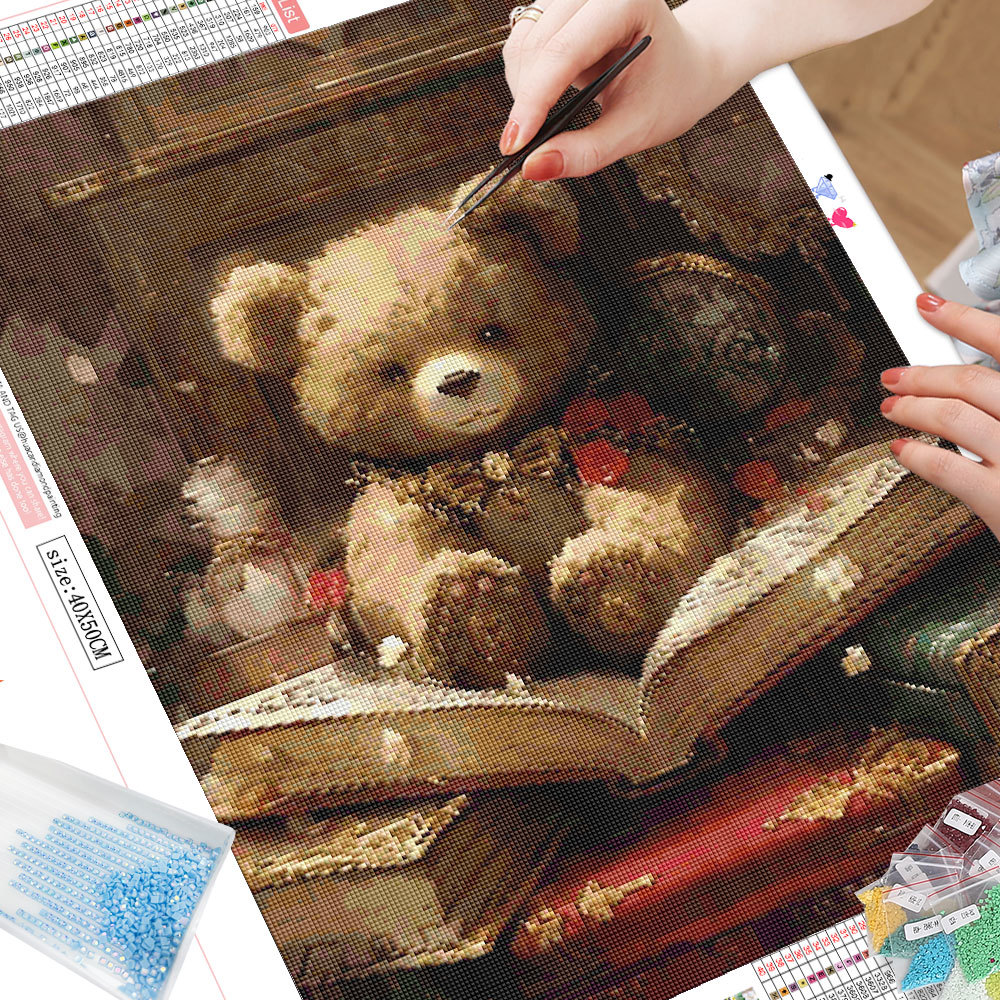 Frameless, Cartoon Diamond Pai - Photo Mosaic Print 리뷰 및 가격