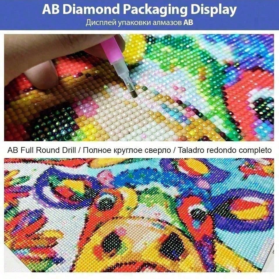1 piece - 5D-DIY - Flocking cl - Photo Mosaic Print 리뷰 및 가격