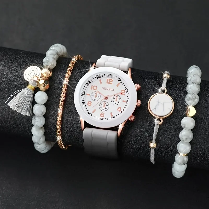 5pcs/Set Chic Women's Quartz W - Coordinates Bracelet 리뷰 및 가격