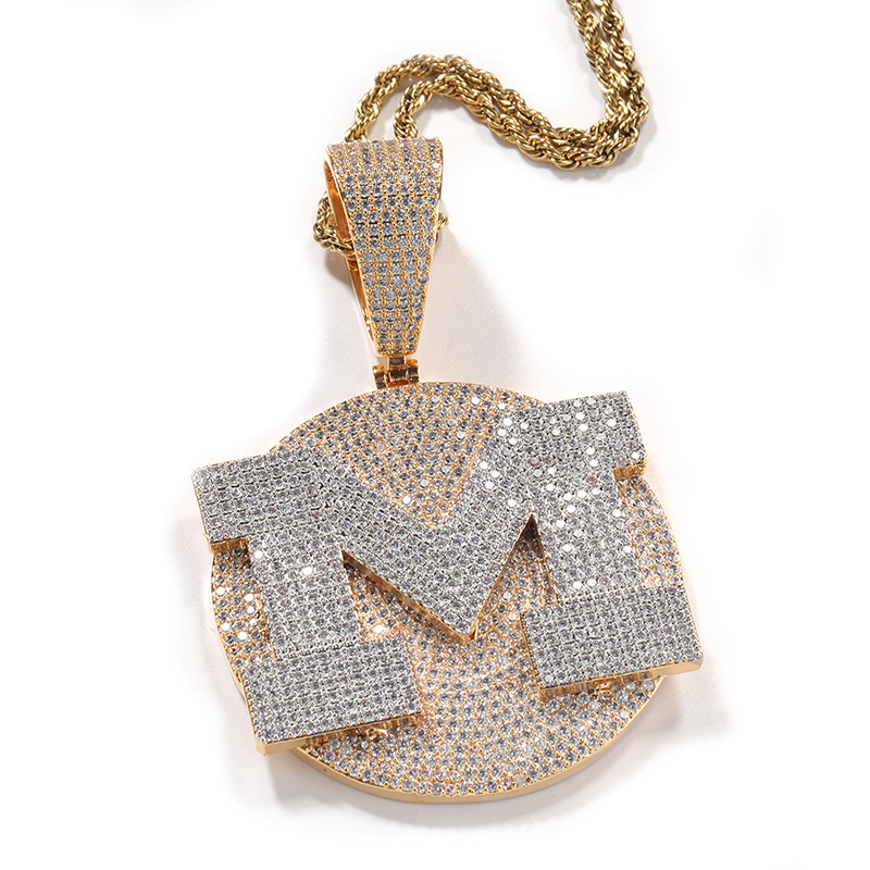 Custom Personality Big Letter  - Name Necklace Custom 리뷰 및 가격