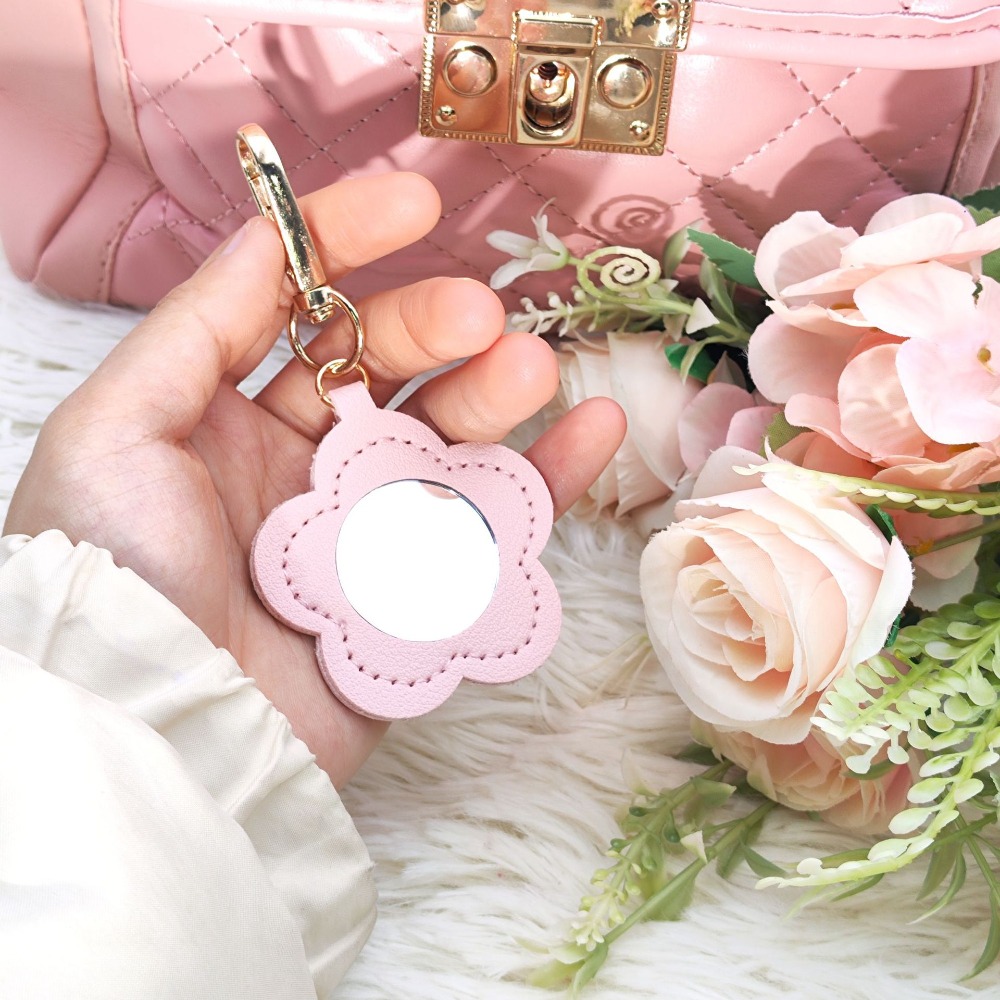 Flower Petal Shaped Mirror Bag - Initial Ring Custom 리뷰 및 가격