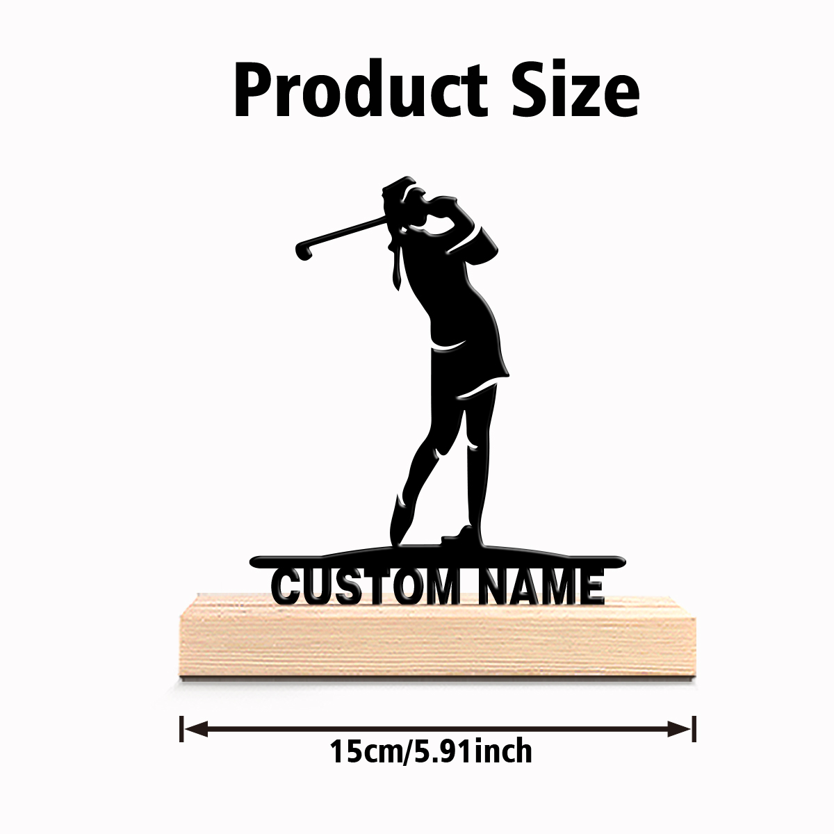1pc Personalized Custom Golf M - Engraved Wood Frame 리뷰 및 가격