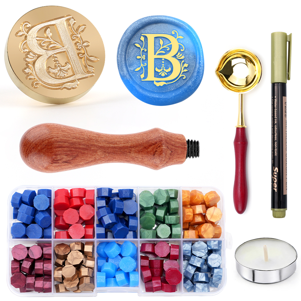 A-Z letter Wax Seal Stamp Kit  - Wax Seal Letter Kit 리뷰 및 가격