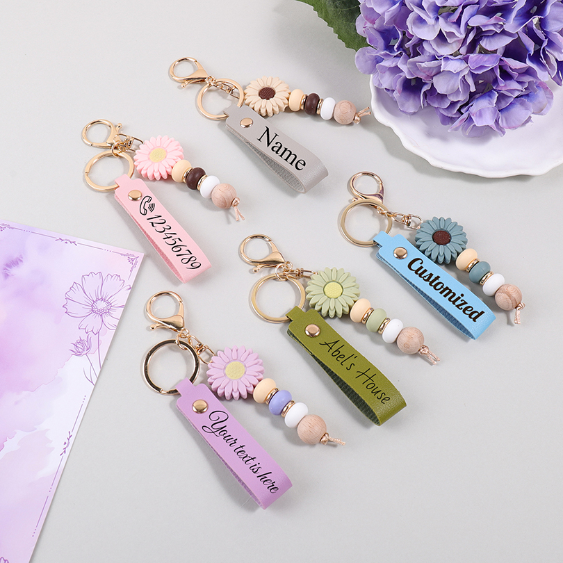 Daisy Pendant Custom Text Keyc - Initial Ring Custom 리뷰 및 가격
