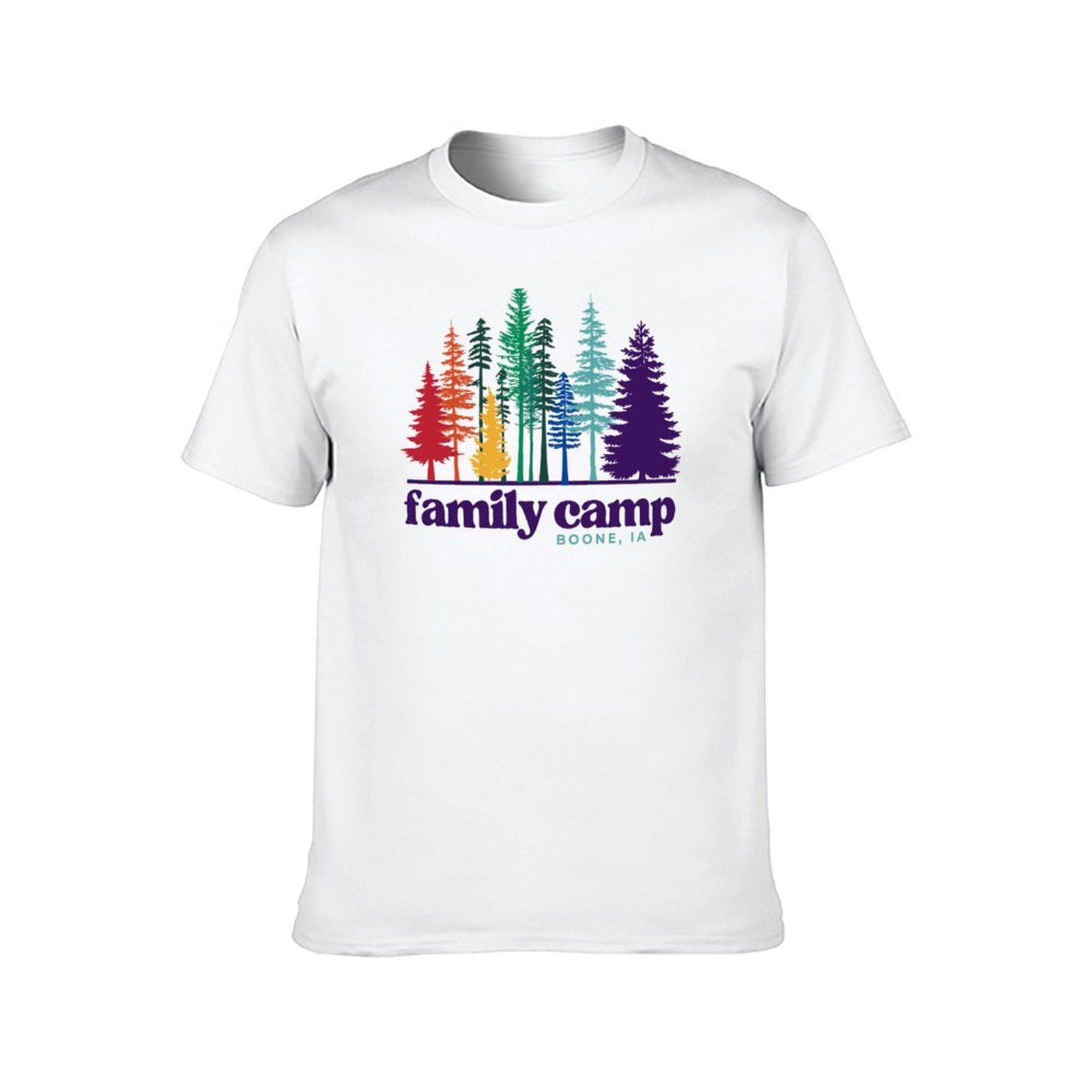 Family Camp Rainbow Trees T-Sh - Family Tree Print 리뷰 및 가격