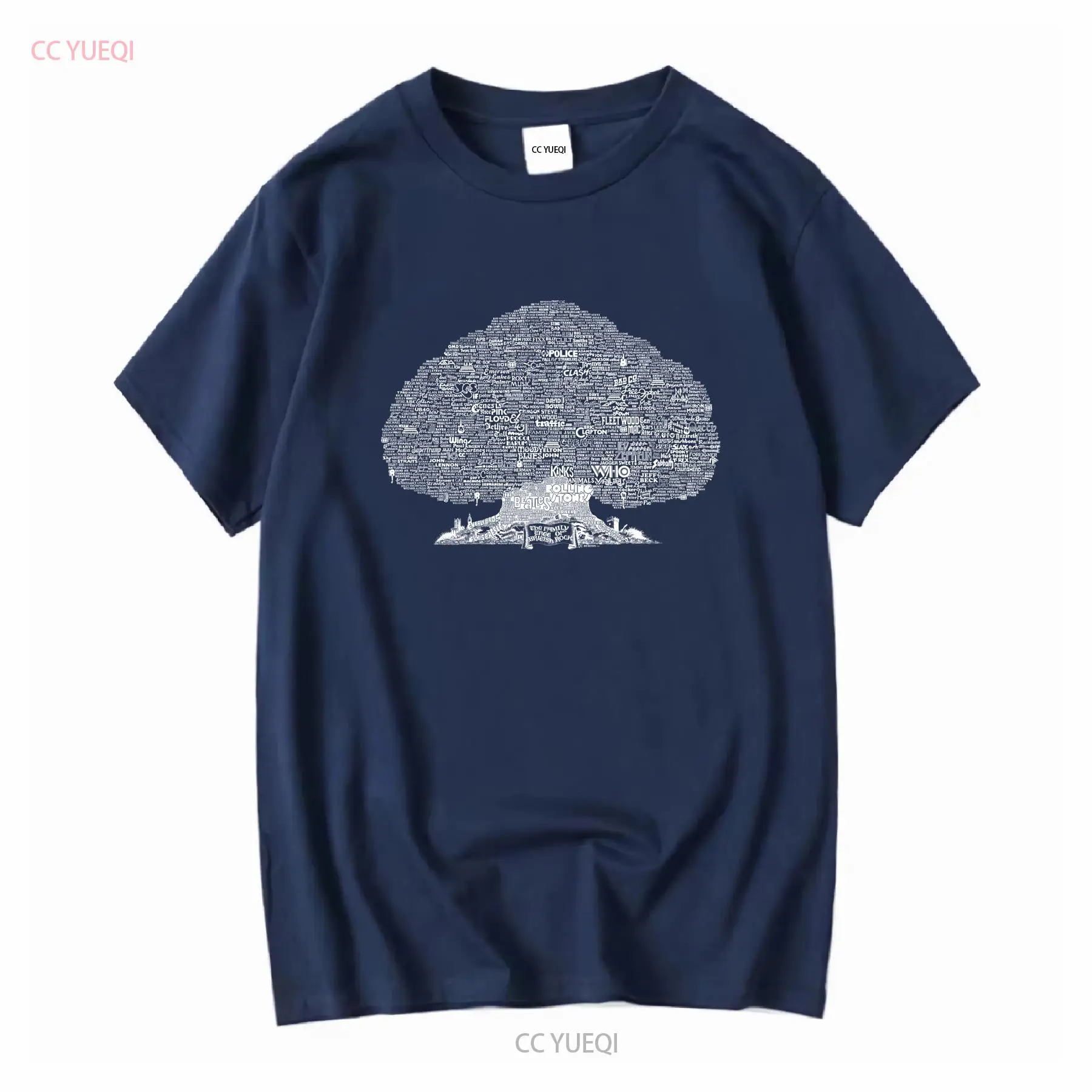Family Tree Of British Rock T  - Family Tree Print 리뷰 및 가격