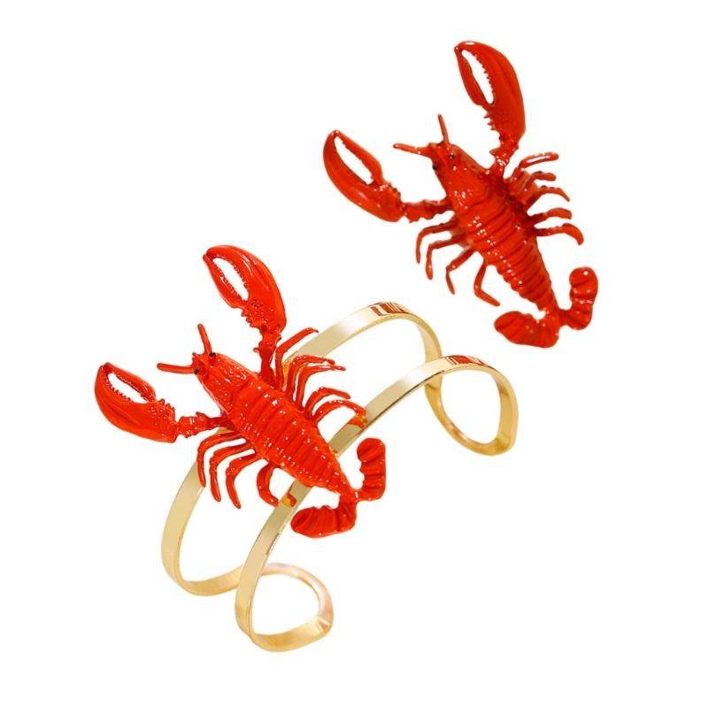 39BB Eye Catching Red Lobster  - Coordinates Bracelet 리뷰 및 가격