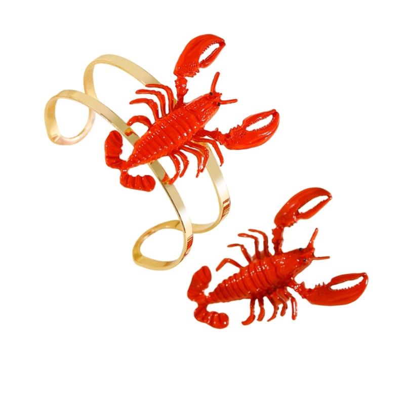 39BB Eye Catching Red Lobster  - Coordinates Bracelet 리뷰 및 가격