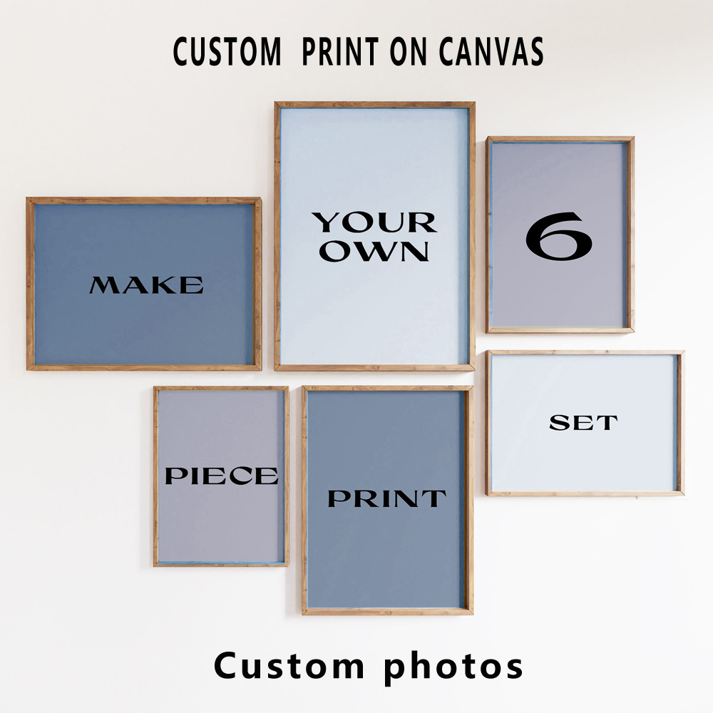 6pcs/set Custom Canvas Prints  - Pet Portrait Custom 리뷰 및 가격