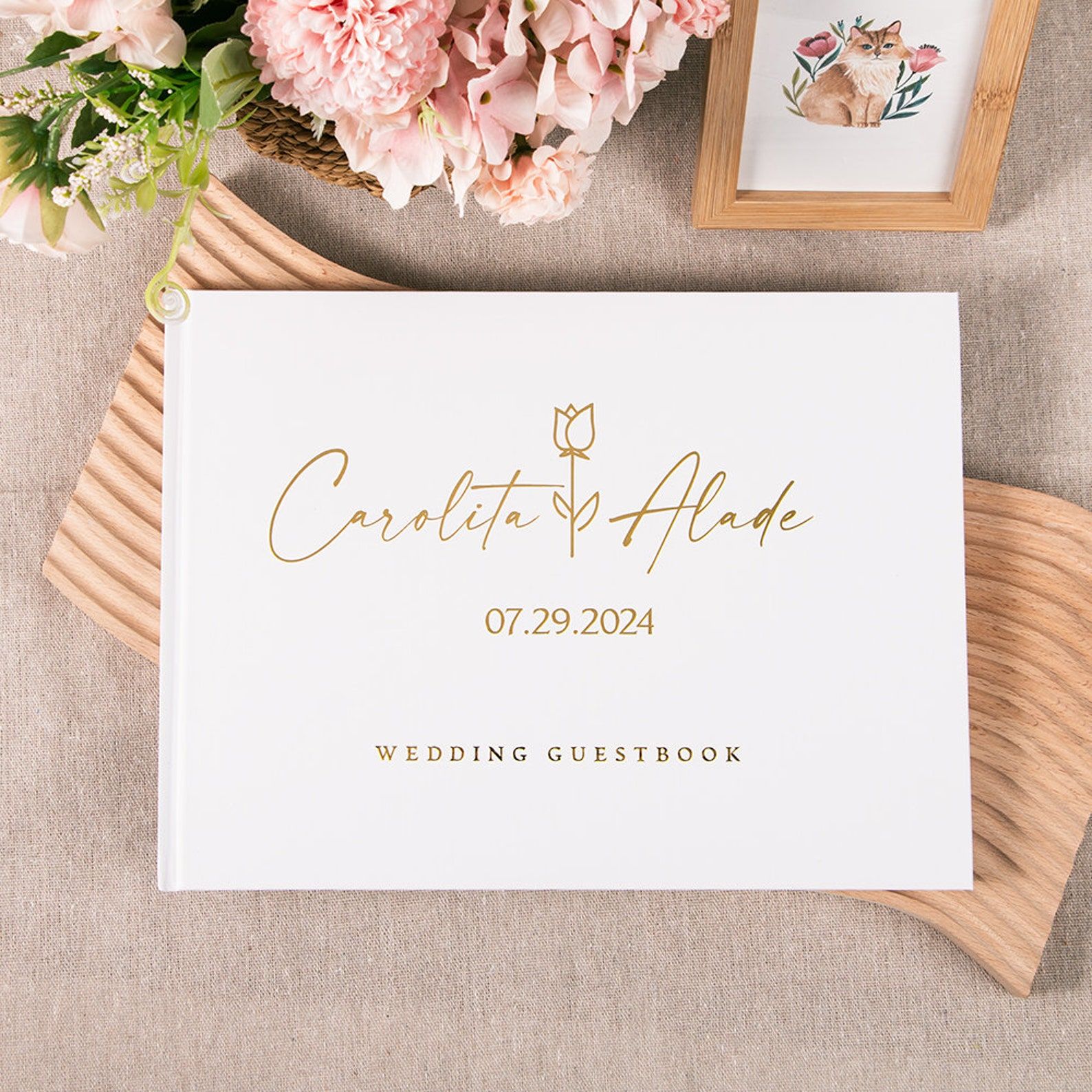 Custom Wedding Guestbook Perso - Custom Photo Book 리뷰 및 가격