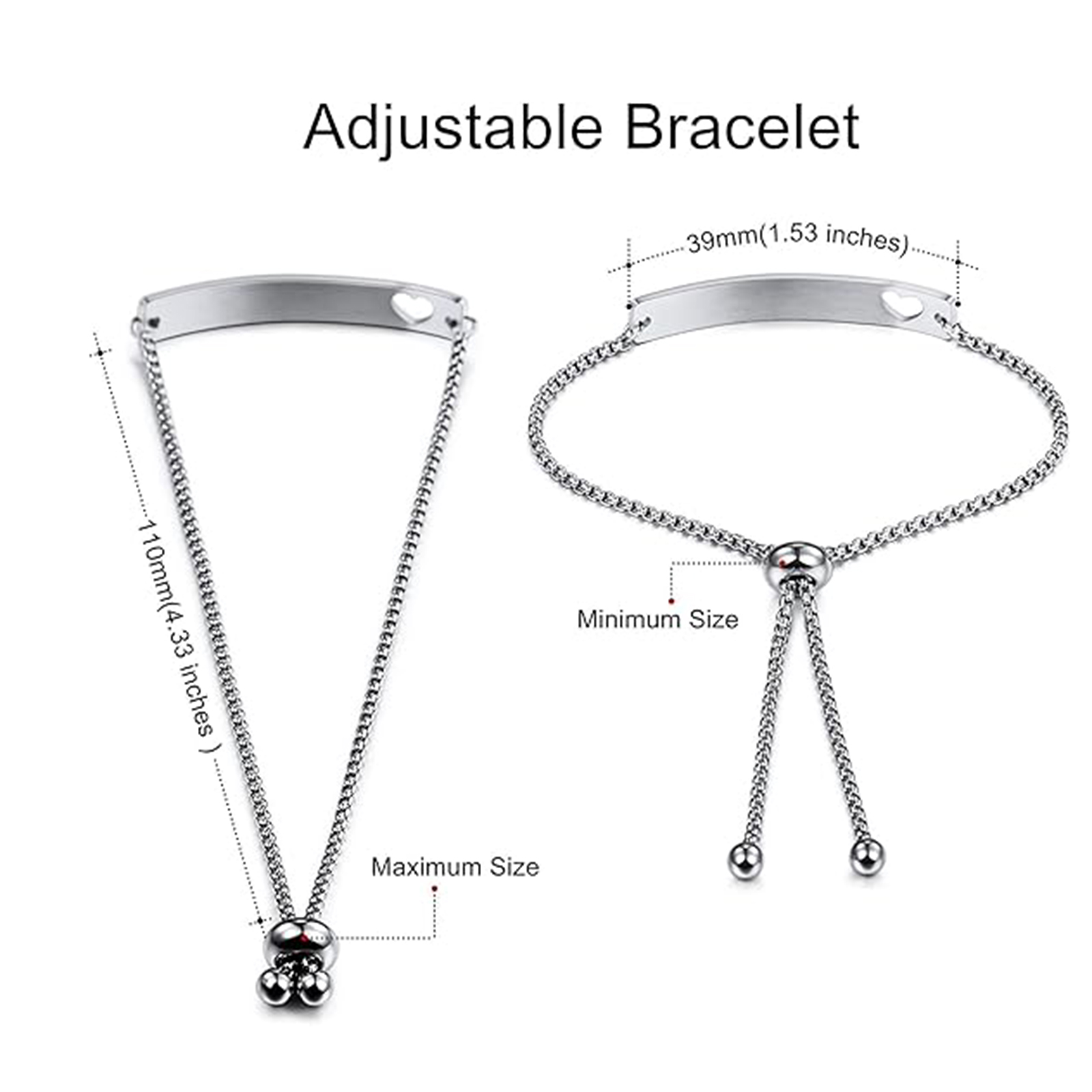 Personalized Engraved Bar Brac - Coordinates Bracelet 리뷰 및 가격